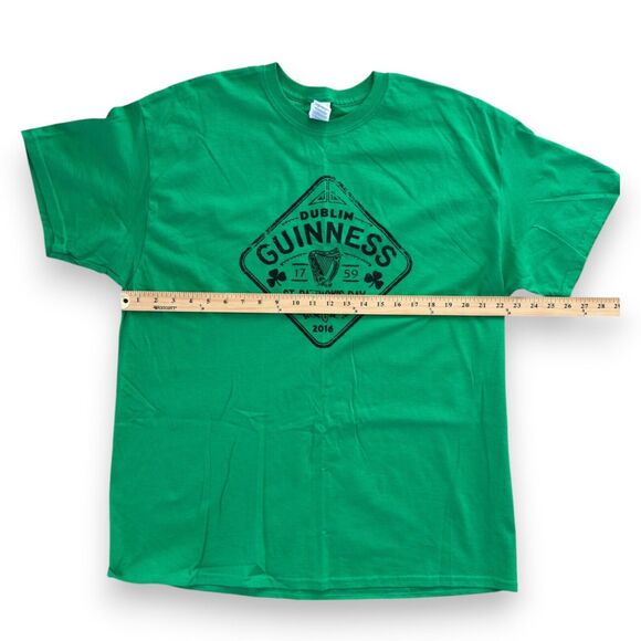 Guinness Beer St Patricks Day 2016 Promo T Shirt Green Mens Size XL - New No Tag - Picture 4 of 5